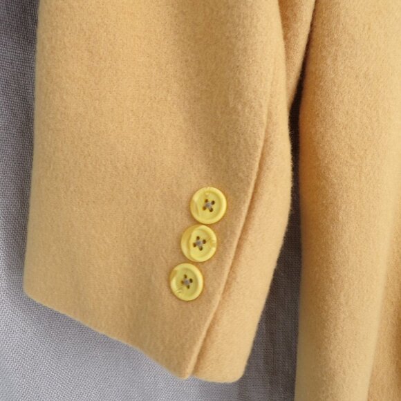 L.L. Bean Vintage Women's Blazer Jacket Wool/Cashmere Size 12P Two Button USA - Picture 6 of 9